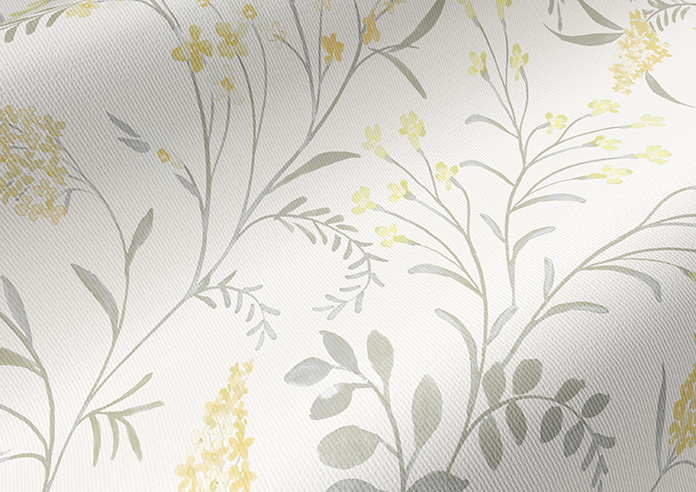 Summer Meadow, Midday Yellow - Twist&Fit Roller Blind - Image 4